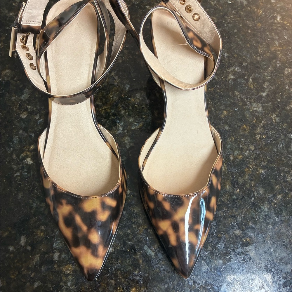 ASOS Leopard Print Heels, Size 10